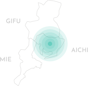 愛知県内を中心に、東海三県にて広く対応