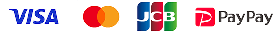 VISAcard,Mastercard,JCBcard,PayPay